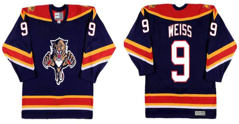 2019 Men Florida Panthers #9 Weiss blue CCM NHL jerseys